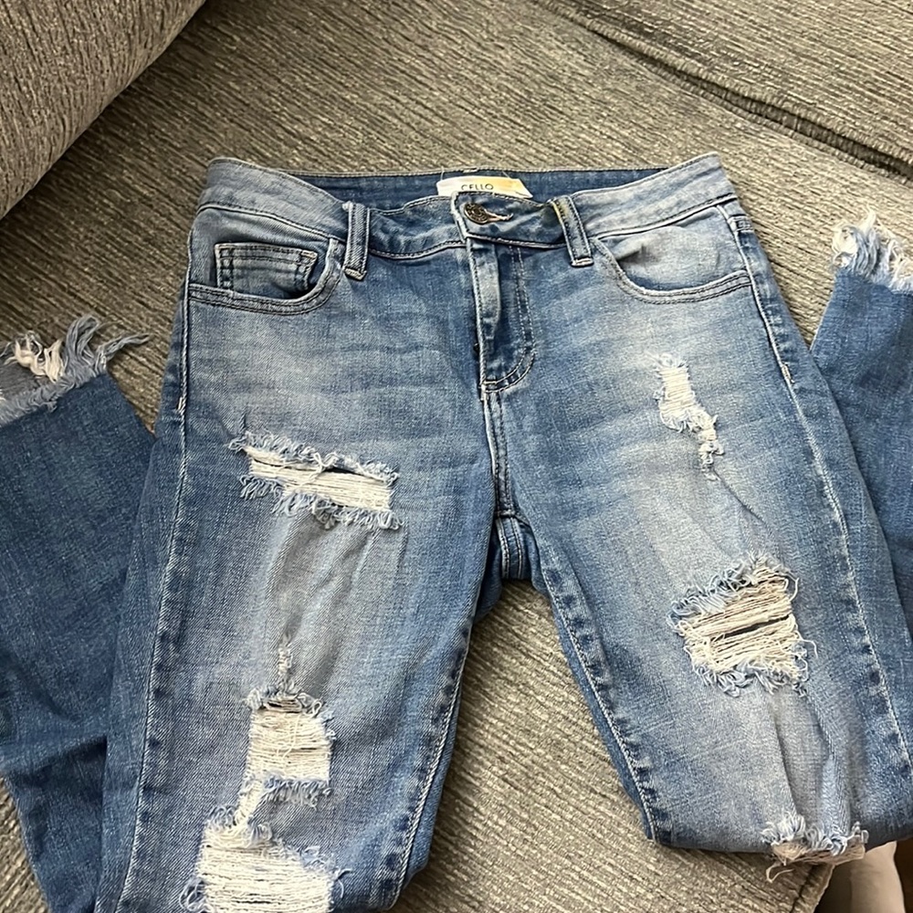 Size 3 ripped/distressed Cello jeans